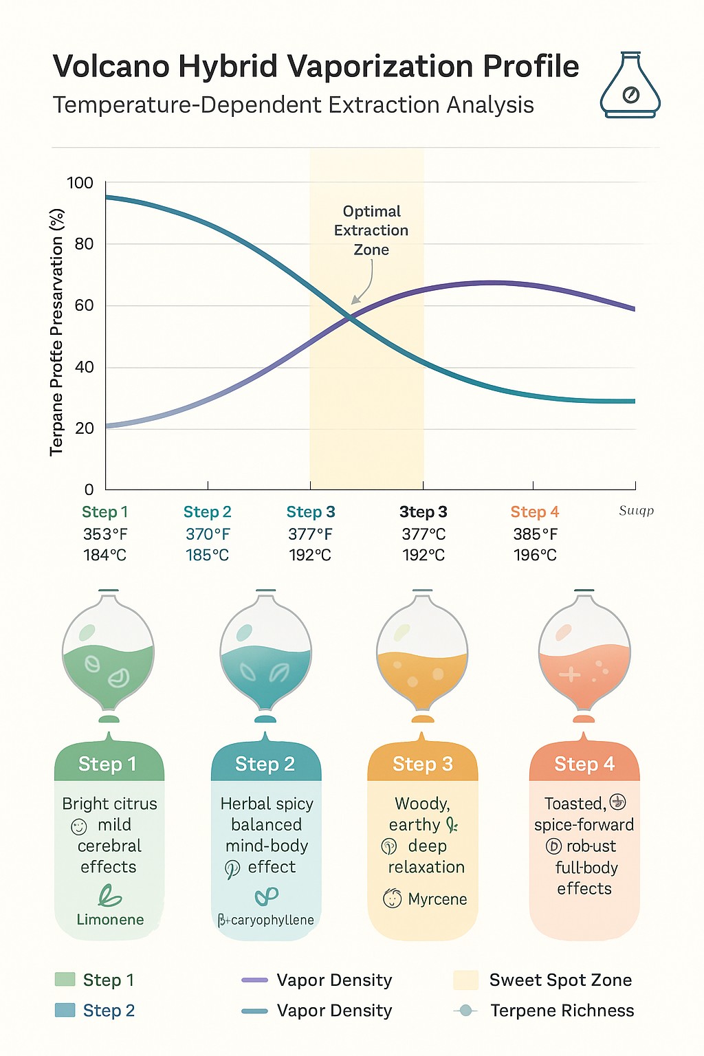 Volcano Hybrid Extraction Curve